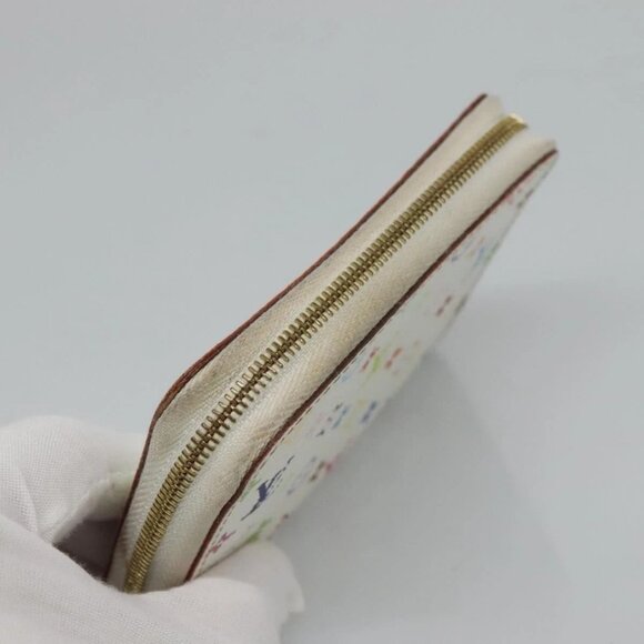 Share LOUIS VUITTON Monogram Multicolor Zippy Coin Purse White - Picture 5 of 16